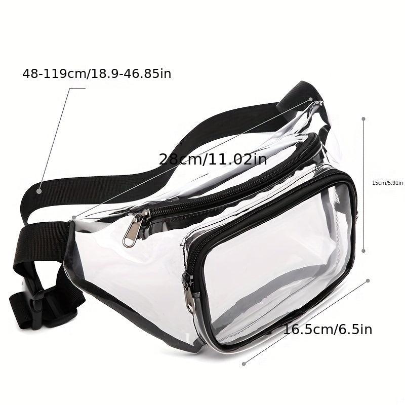 Transparent Waterproof Fanny Pack Sling Bag