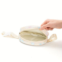 Colorful Love Pattern Waist Bag Zipper Belt Bag