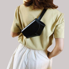 Flap Magnet Closure Belt Bag PU Leather Fanny Pack