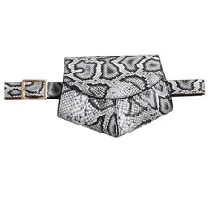 Flap Magnet Closure Belt Bag PU Leather Fanny Pack