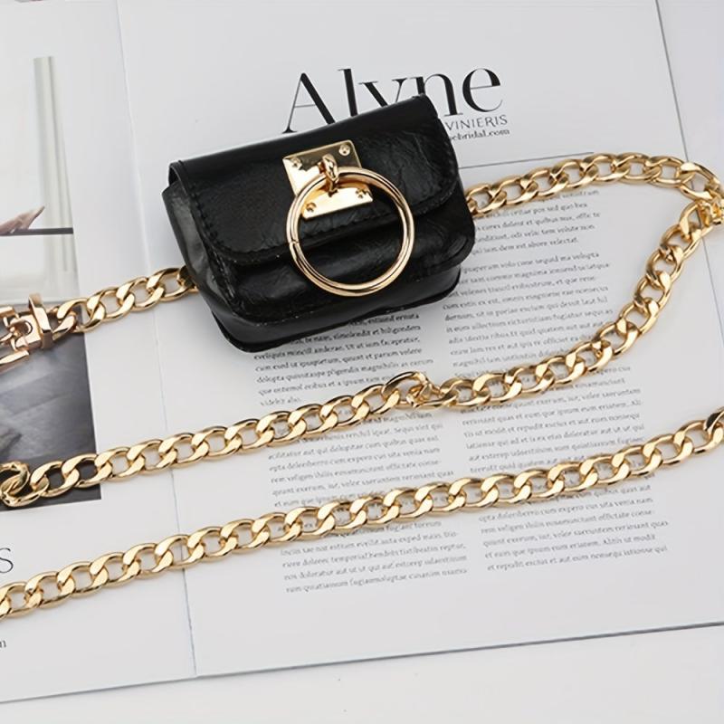Square Waist Purse Hiphop Street Wear Fanny Pack