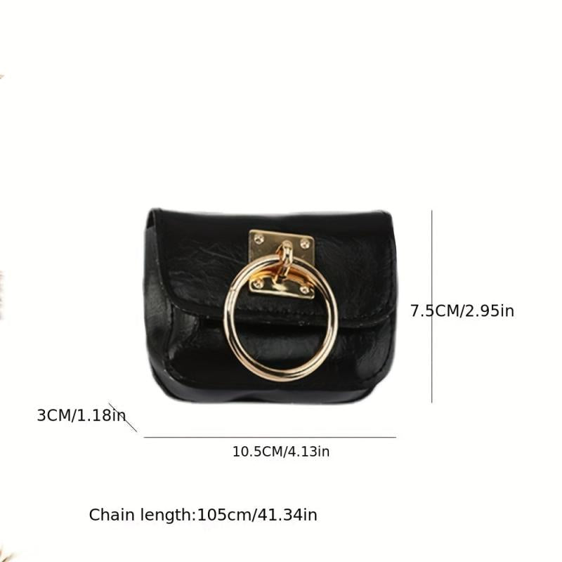 Square Waist Purse Hiphop Street Wear Fanny Pack