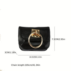 Square Waist Purse Hiphop Street Wear Fanny Pack