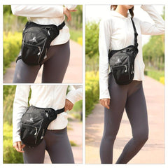 Waterproof Motorcycle Drop Leg Bag Outdoor Tactical Fanny Pack