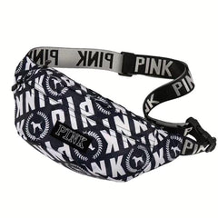 Pink Waist Bag Outdoor Crossbody Chest Purse