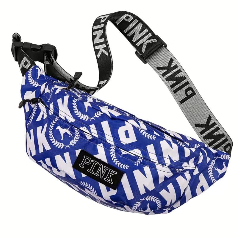 Pink Waist Bag Outdoor Crossbody Chest Purse