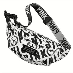 Pink Waist Bag Outdoor Crossbody Chest Purse