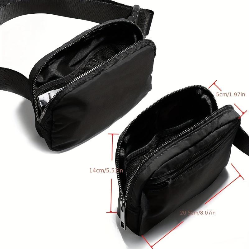 Casual Belt Bag Sports Running Chest Fanny Pack for Travel