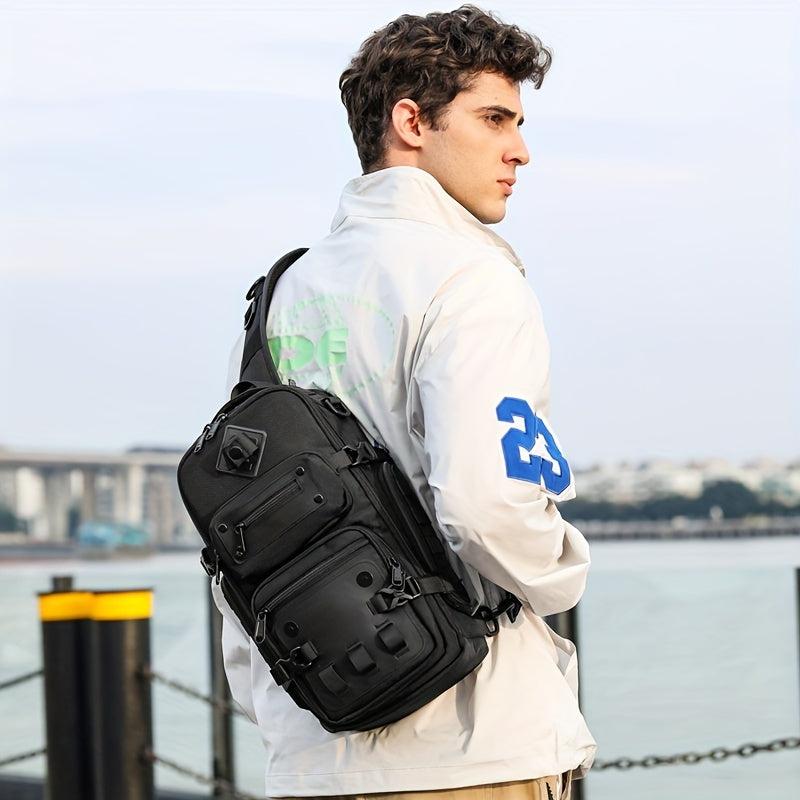 Waterproof Crossbody Sling Bag Anti Scratch Large Capacity Chest Bag