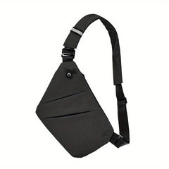 Nylon Crossbody Chest Bag Zipper Sling for Sports Cycling