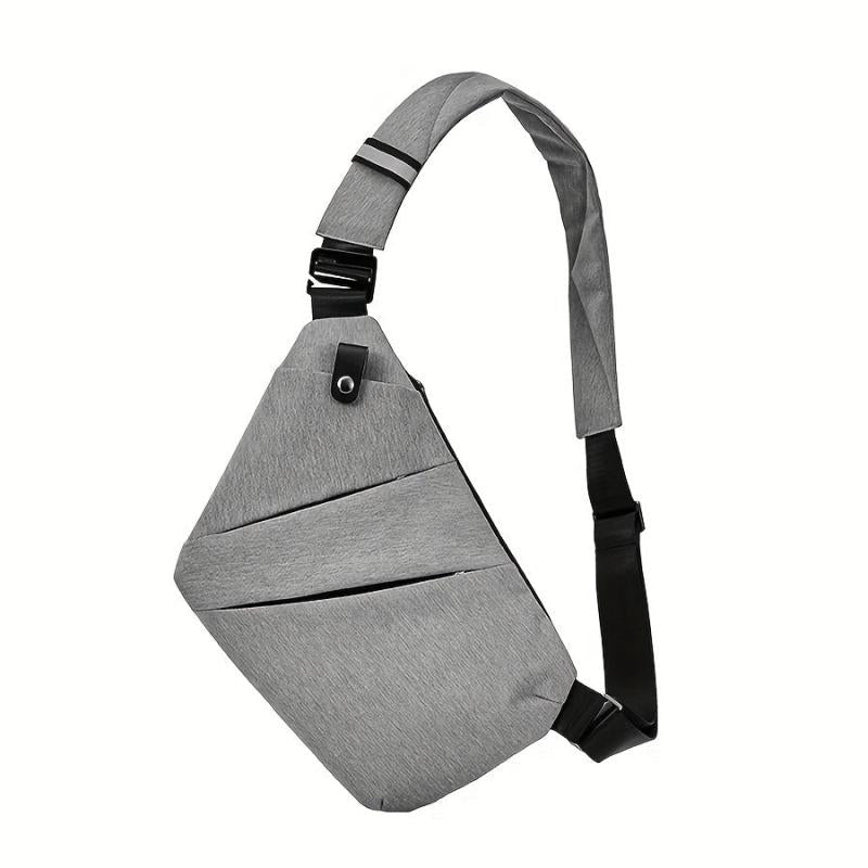 Nylon Crossbody Chest Bag Zipper Sling for Sports Cycling