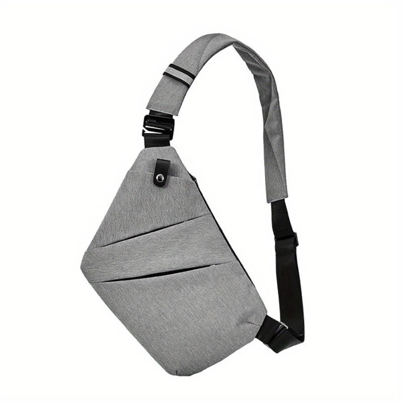Nylon Crossbody Chest Bag Zipper Sling for Sports Cycling