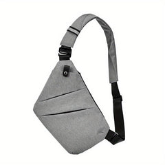 Nylon Crossbody Chest Bag Zipper Sling for Sports Cycling