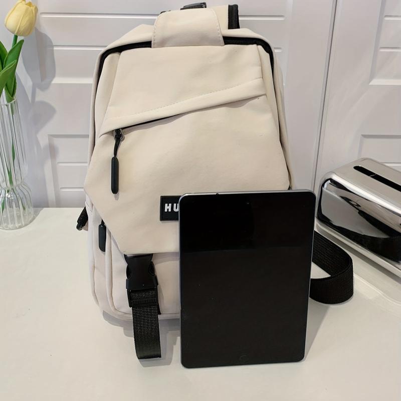 Oxford Cloth Sling Backpack Street Sports Chest Bag