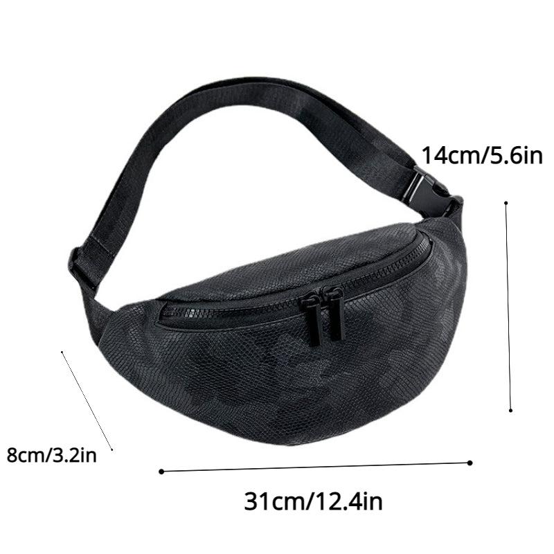 Casual Camo Crescent Sports Crossbody Bag