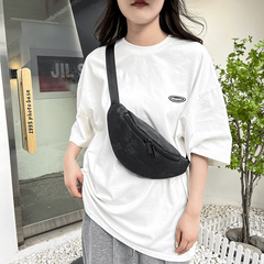 Casual Camo Crescent Sports Crossbody Bag