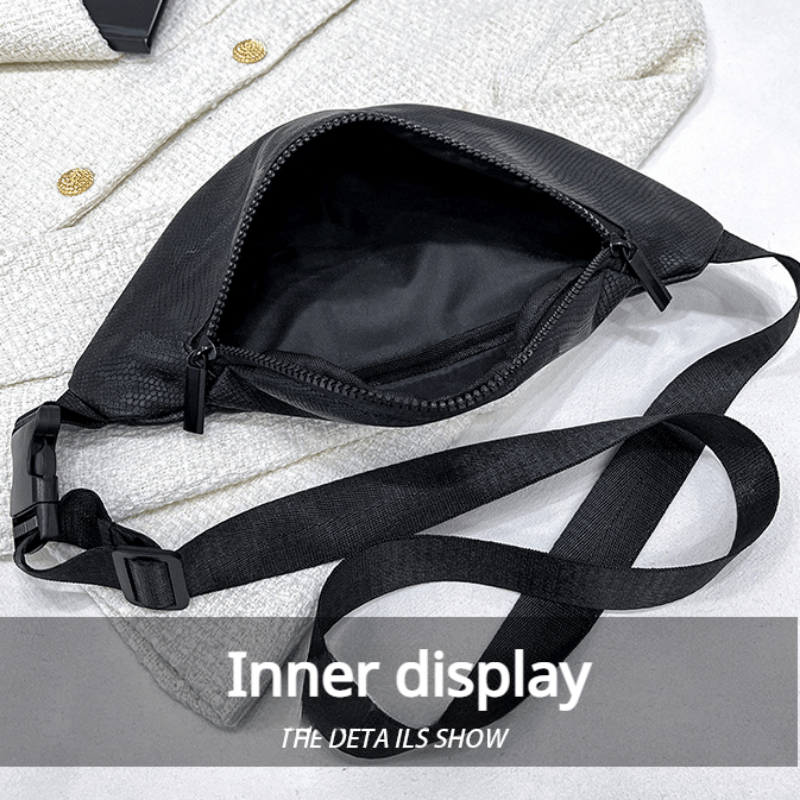 Casual Camo Crescent Sports Crossbody Bag