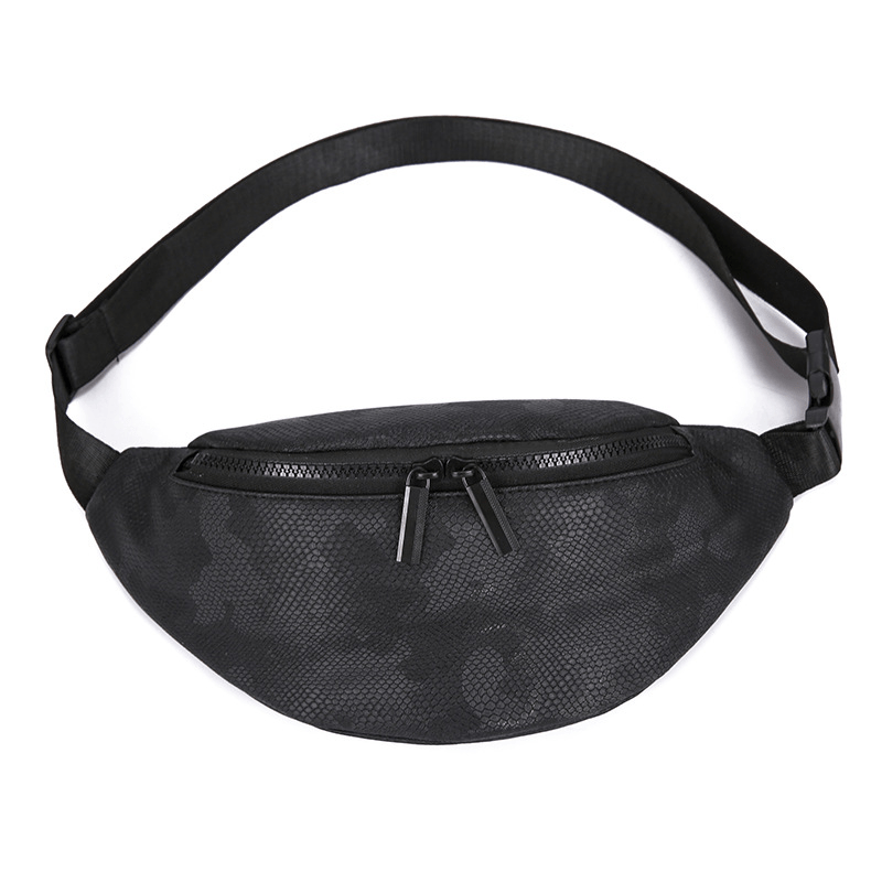 Casual Camo Crescent Sports Crossbody Bag