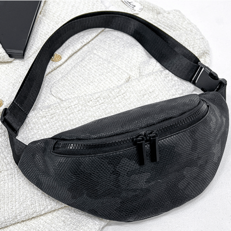 Casual Camo Crescent Sports Crossbody Bag