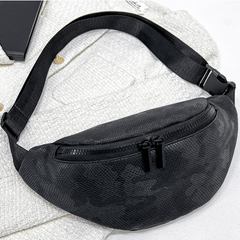 Casual Camo Crescent Sports Crossbody Bag