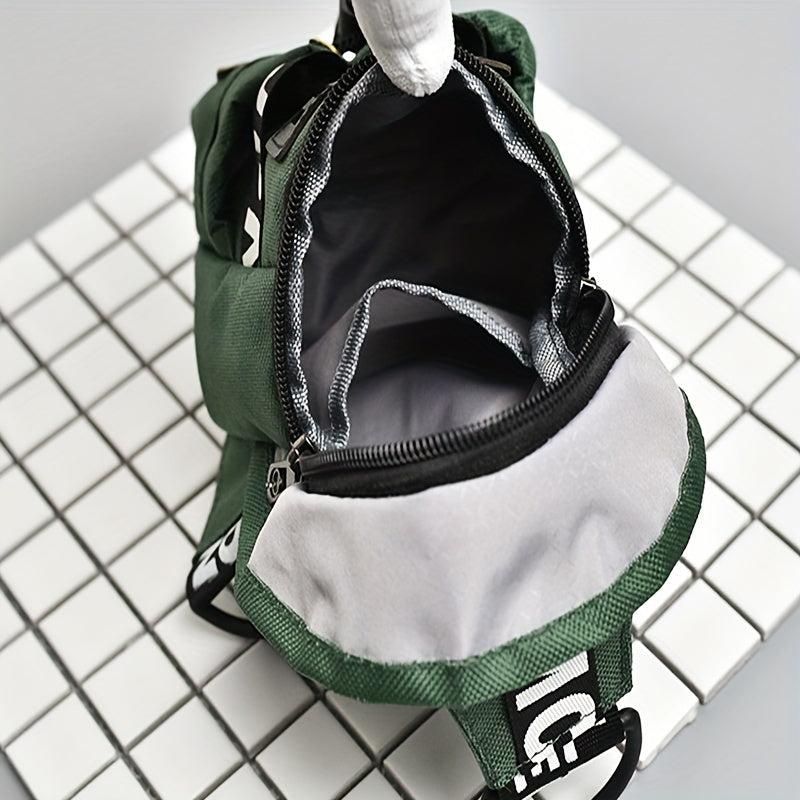 Canvas Street Sling Pack Mini Waist Bag for Outdoor Sports