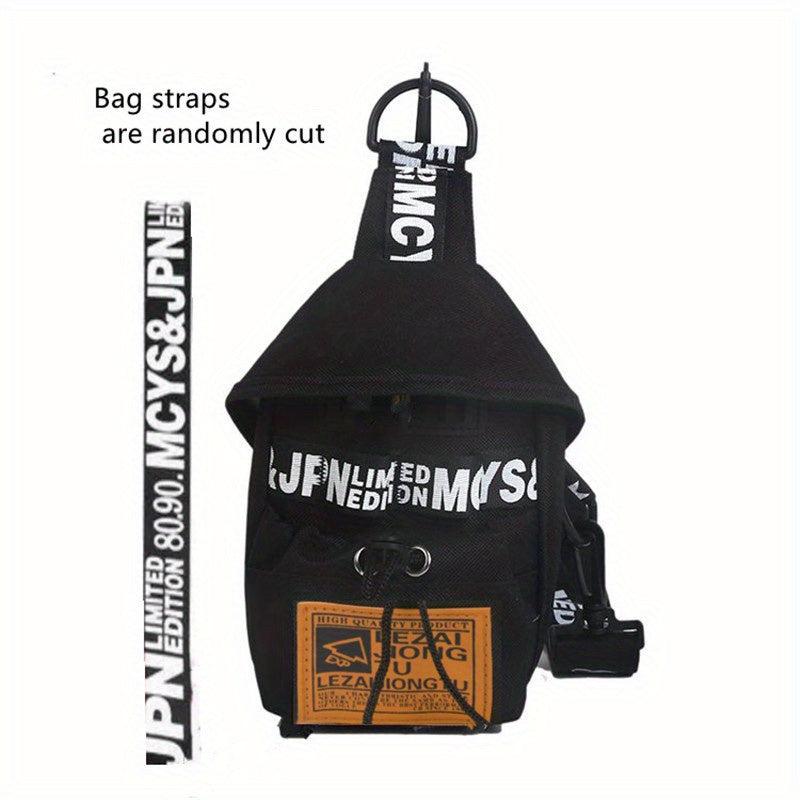 Canvas Street Sling Pack Mini Waist Bag for Outdoor Sports