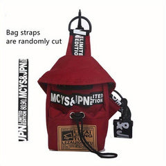 Canvas Street Sling Pack Mini Waist Bag for Outdoor Sports