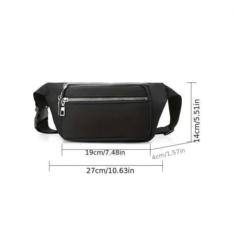 Minimalist Portable Sling Bag Lightweight Casual Waist Bag & Fanny Pack