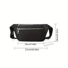 Minimalist Portable Sling Bag Lightweight Casual Waist Bag & Fanny Pack