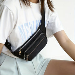 Minimalist Portable Sling Bag Lightweight Casual Waist Bag & Fanny Pack