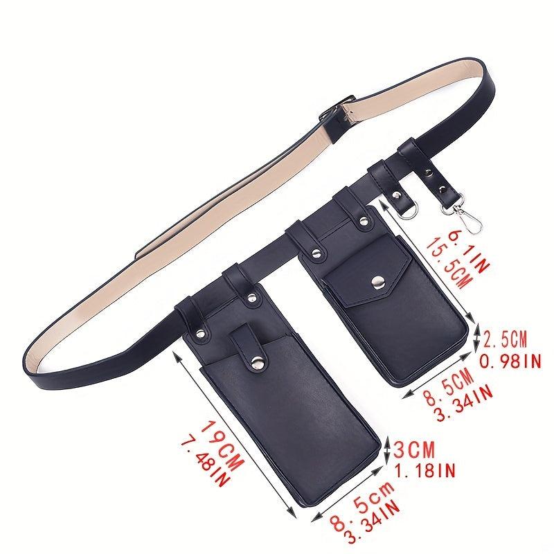 Solid Belt Bag Tactical Waist Bag Women's All Match Fanny Pack
