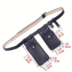 Solid Belt Bag Tactical Waist Bag Women's All Match Fanny Pack