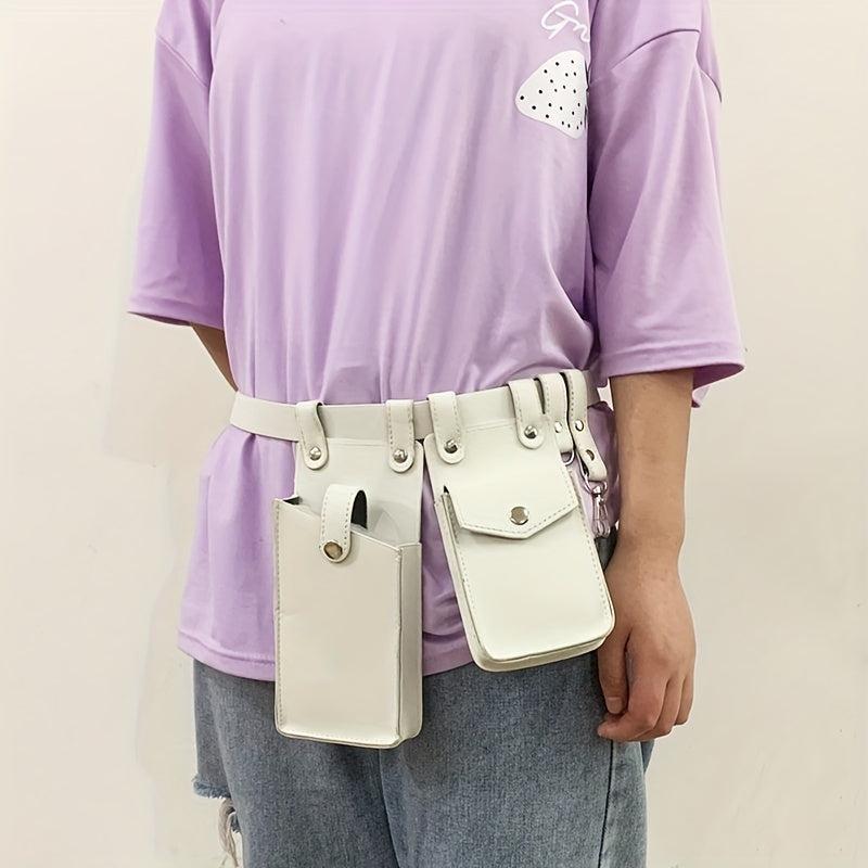 Solid Belt Bag Tactical Waist Bag Women's All Match Fanny Pack