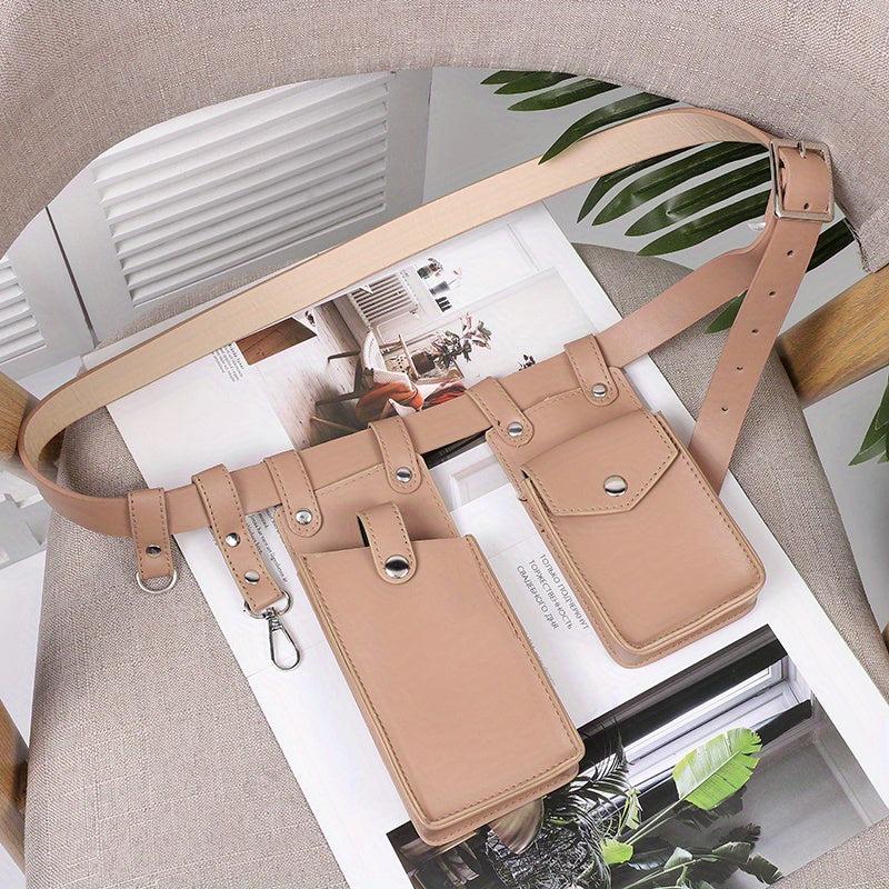 Solid Belt Bag Tactical Waist Bag Women's All Match Fanny Pack