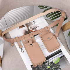 Solid Belt Bag Tactical Waist Bag Women's All Match Fanny Pack