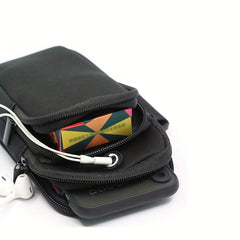 Casual Sports Arm Bag with Zipper for Mobile Phone