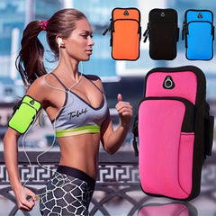 Casual Sports Arm Bag with Zipper for Mobile Phone