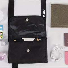 Functional Waist Bag Nylon Crossbody Bag for Travel Hiking Cycling