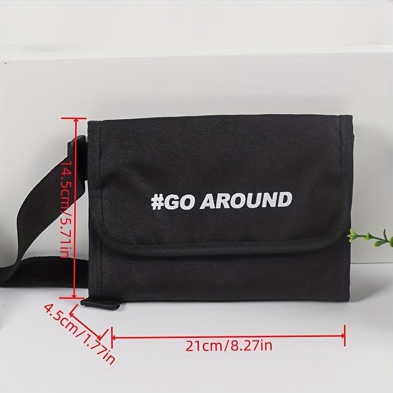 Functional Waist Bag Nylon Crossbody Bag for Travel Hiking Cycling
