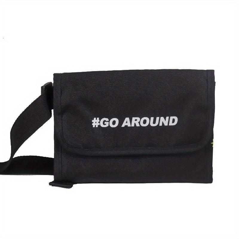 Functional Waist Bag Nylon Crossbody Bag for Travel Hiking Cycling