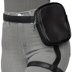 Snakeskin Pattern Thigh Bag Y2K Goth Fanny Pack Leg Purse