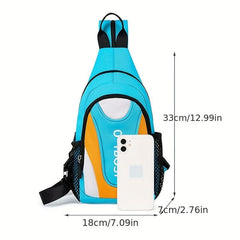 Waterproof Chest Bag Zipper Strap Fanny Pack