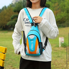 Waterproof Chest Bag Zipper Strap Fanny Pack
