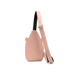 Pattern Sling Chest Bag Faux Leather Crossbody Bag Women's Waist Purse