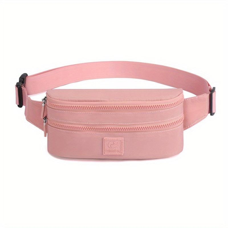 Outdoor Patch Waist Bag Waterproof Nylon Crossbody Bag