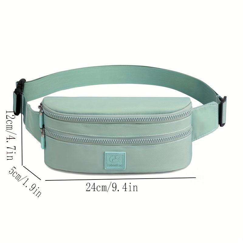 Outdoor Patch Waist Bag Waterproof Nylon Crossbody Bag