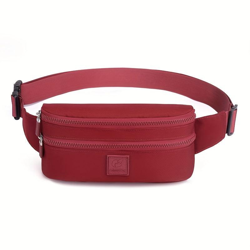 Outdoor Patch Waist Bag Waterproof Nylon Crossbody Bag