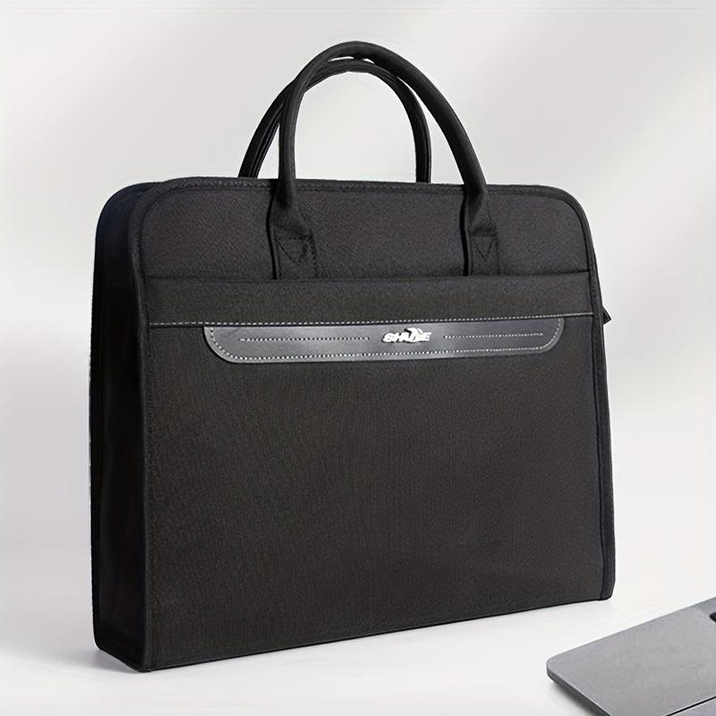 Men's Office Waterproof Briefcase Computer Bag Large Capacity Business Briefcase