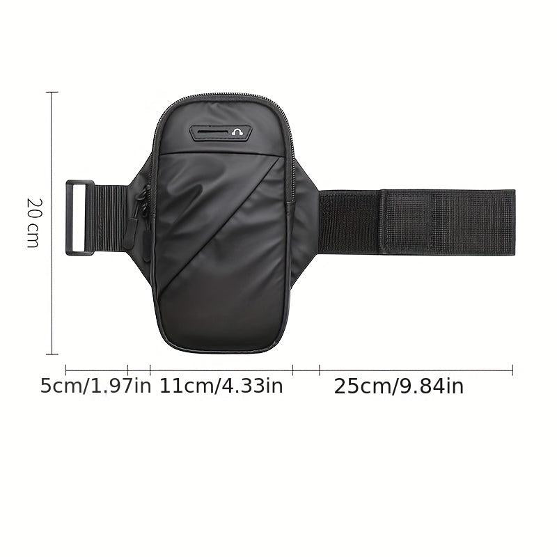 Sports Running Cell Phone Arm Bag Zipper Storage Bag