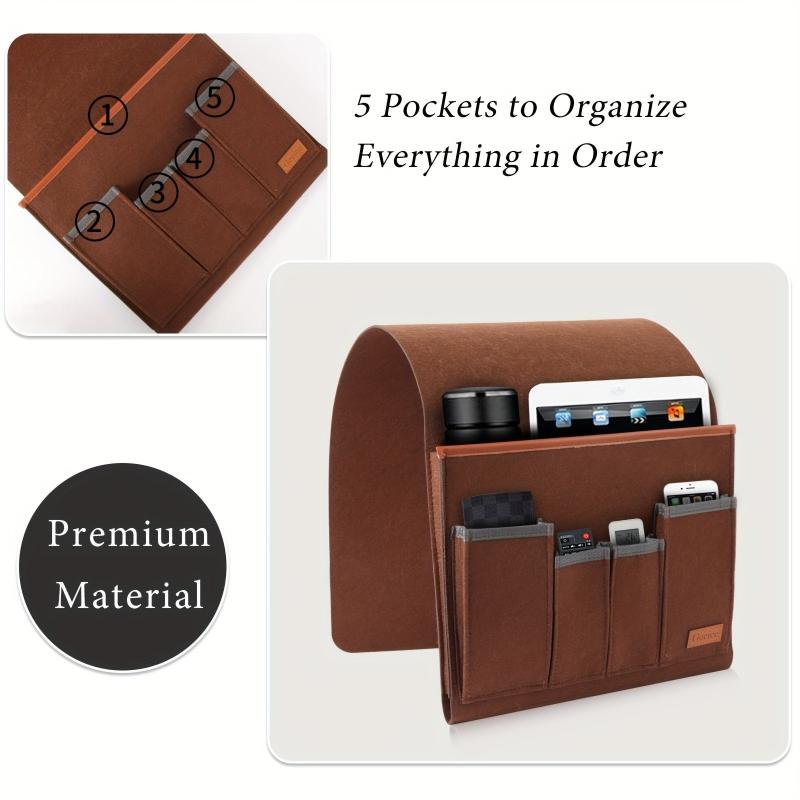 5-Pocket Armrest Organizer for Recliner Couch